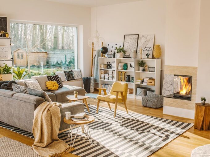 Appartement moderne avec une touche créative
