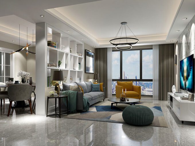 Un grand appartement moderne